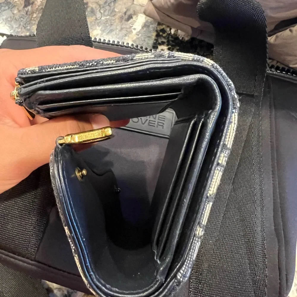 Dior medium saddle wallet